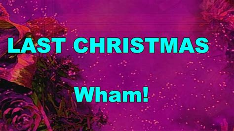 Wham Last Christmas Karaoke In Original Key Youtube