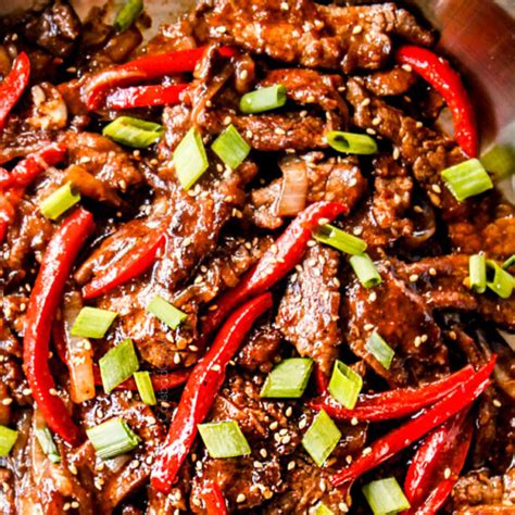 Hunan Beef Chinese Food