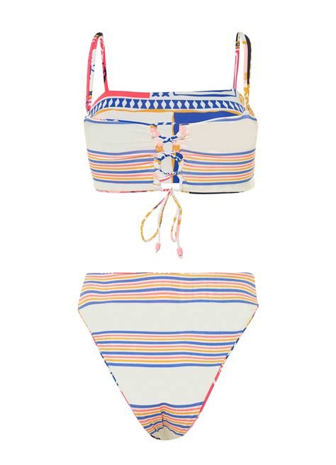 Maaji Paradise Postals Cyprus Classic Bralette Bikini Top Beach Swim Collective