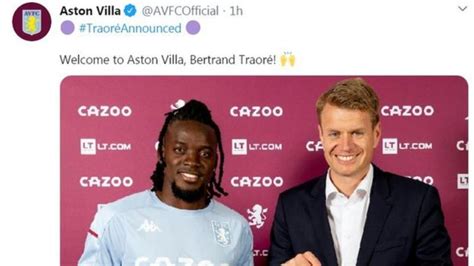 Burkina Faso S Bertrand Traore Joins Aston Villa Naija Sports Crib