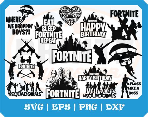 Free Fortnite Svg Files For Cricut Svg Images Collections