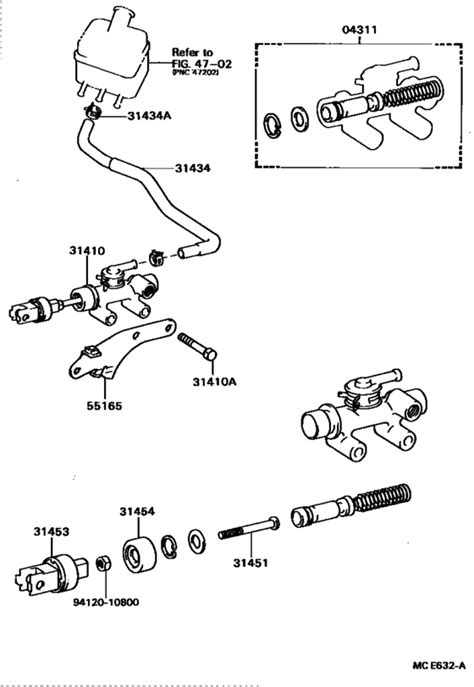 Clutch Master Cylinder For 1987 1988 Toyota Dyna 200 Toyoace G25