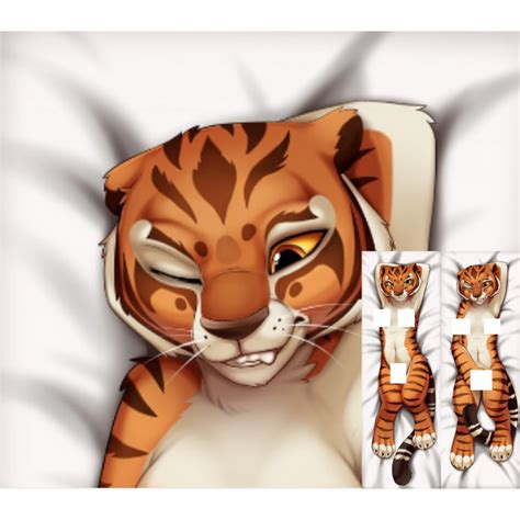 Dakimakura Anime Master Tigress Dreamworks Furry Double Sided Print