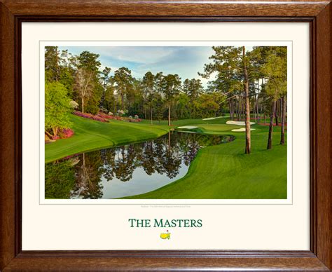 Masters Shop The 16th Hole Framed Print