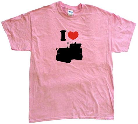 I Heart Love Steamroller Machine Mens Tee Shirt Pick Size Color Small