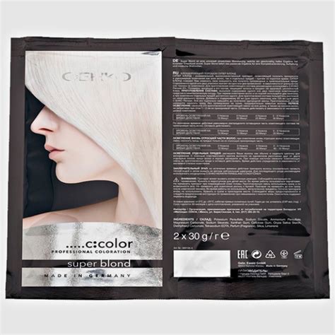 Осветляющий порошок C:EHKO Super Blond | отзывы