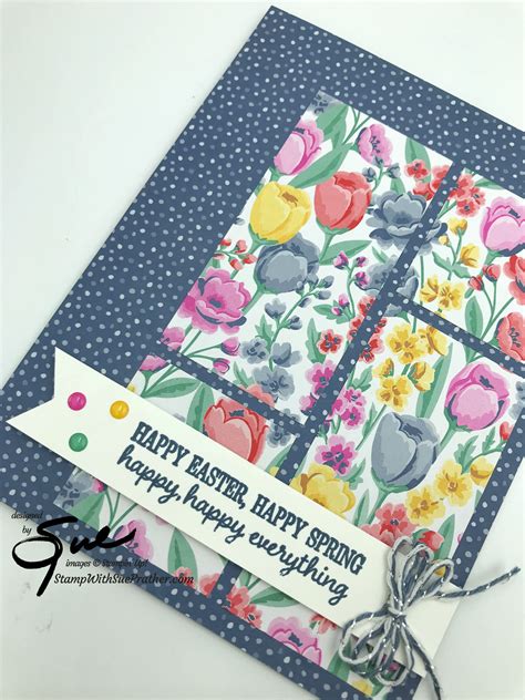 Stampin Up Timeless Tulips Easter Card For Simply Stampin Sunday