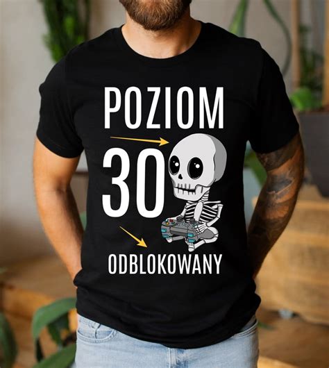 M Ska Koszulka Na Urodziny Poziom Odblokowany Id