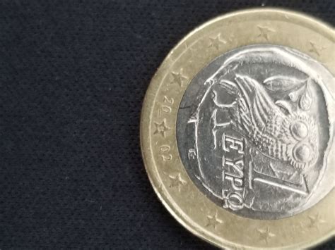 Pi Ce Euro Eypo Hibou Chouette Rare Avec S Dans L Toile Du