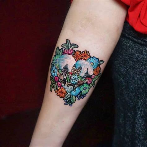 65 Exciting Embroidery Tattoo Ideas