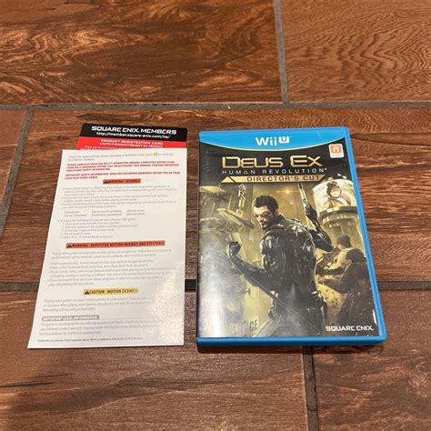 Deus Ex Human Revolution Director S Cut Value Gocollect Wii U Deus Ex Human Revolution