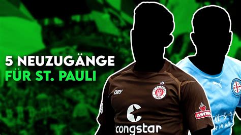 FC St Pauli 5 Transfers für den Aufstiegskampf um Bundesliga