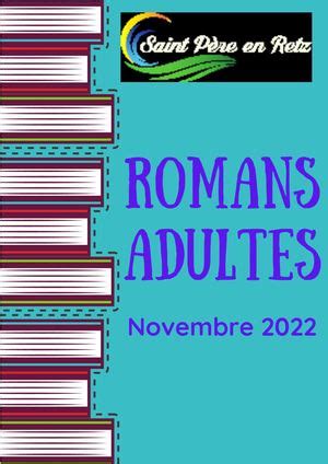 Calam O Romans Adultes Novembre