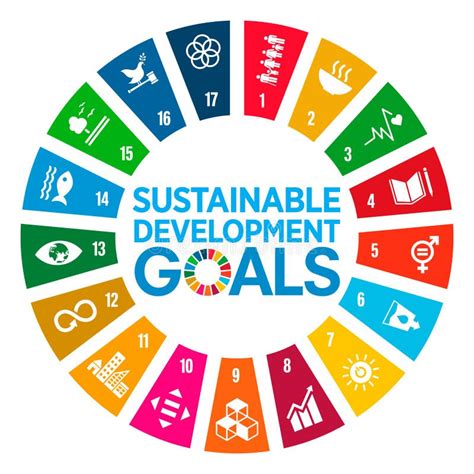 Sustainable Development Goals Circle Stock Illustrations 119