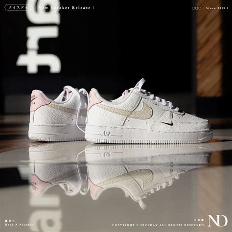 NICEDAY 現貨 Nike Air Force 1 Low 櫻花 拿鐵 奶油 小勾 HF9992 100 zingala商店