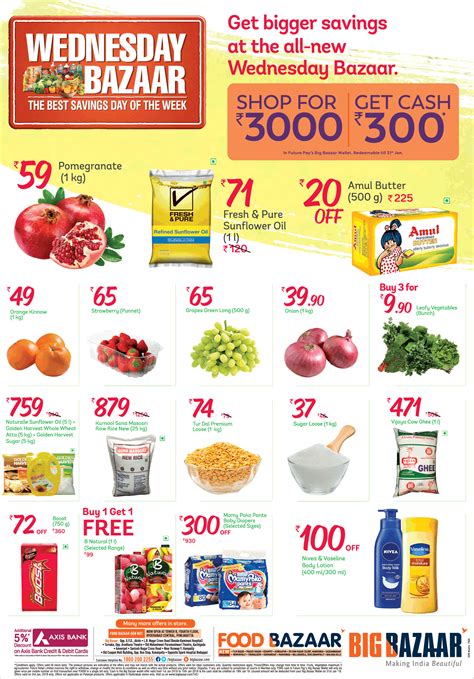 Food Bazaar Big Bazaar Wednesday Bazaar The Best Savings Day Of The