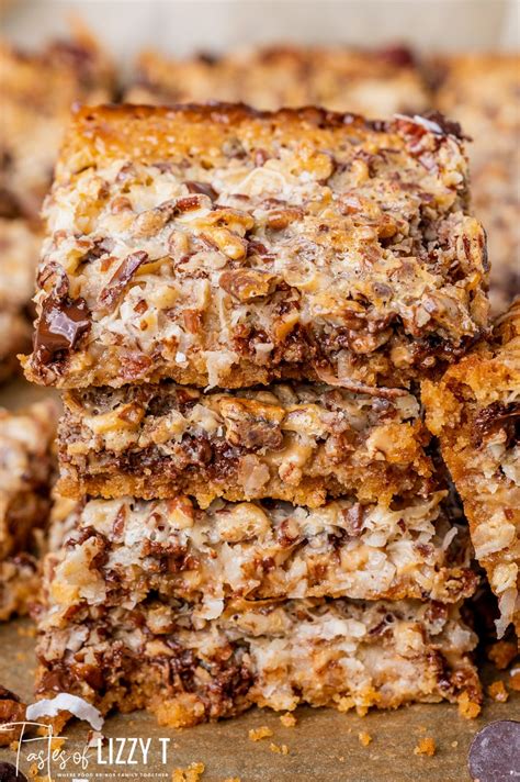 7 Layer Bars Recipe Hello Dolly Bars Tastes Of Lizzy T