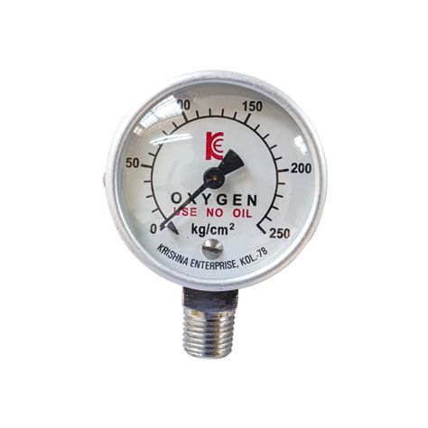 Cylinder Pressure Gauge – Oxygen – V N Medical Services