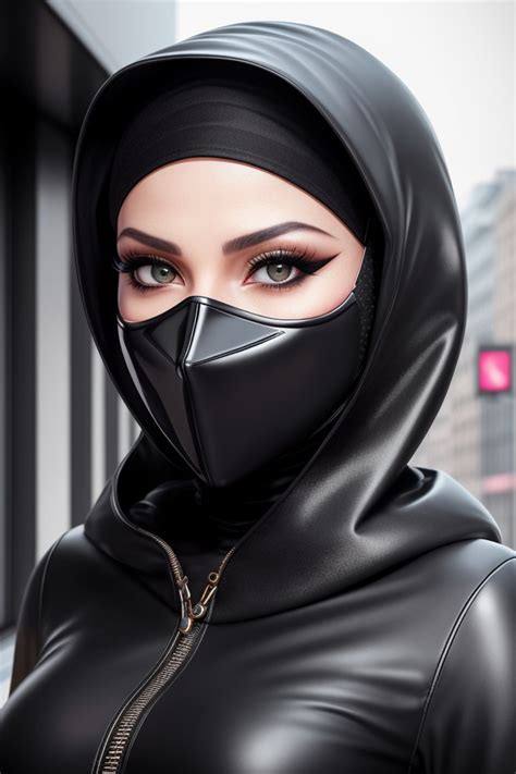 Leather Hijab 6 By Sanych 1 On Deviantart