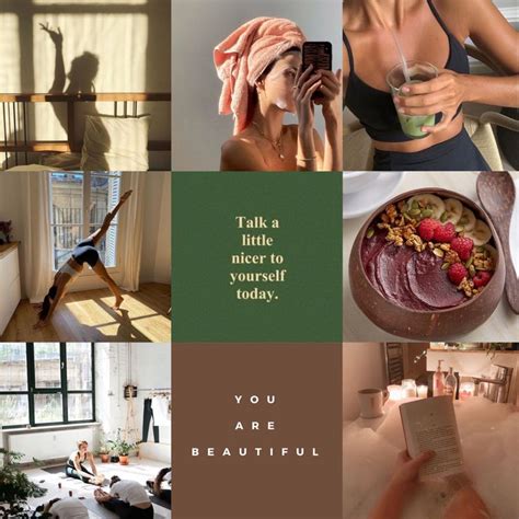 Self Care Collage In Healthy Lifestyle Inspiration How To Stay