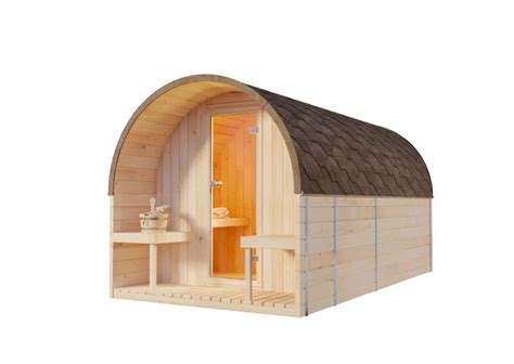 Finntherm Fasssauna Scandipod Deluxe