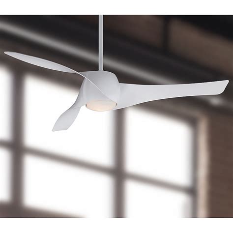 Minka Aire Artemis Led 58 In White Led Indoor Smart Ceiling Fan With Light And Remote 3 Blade