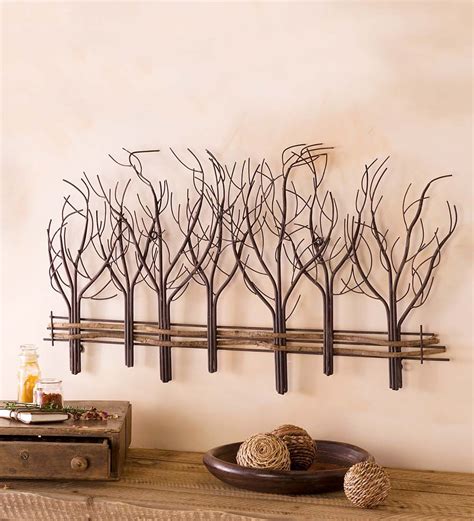 Metal And Natural Vine Tree Wall Art Our Metal And Natural Vine Tree