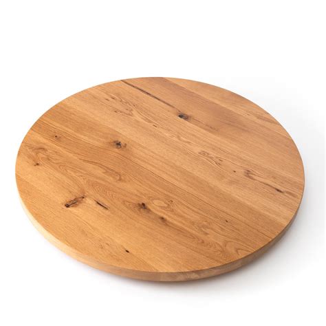 Round Solid Oak Table Top