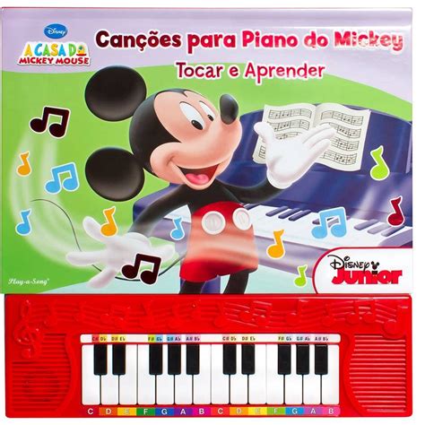 Disney Livro Can Es Para Piano Do Mickey Editora Dcl Submarino