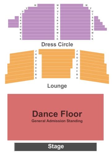 Enmore Theatre Seating Map - Terminal Map