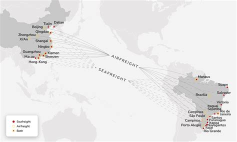 Sea Freight Air Cargo Shipping From China To Brazil LAC Latin