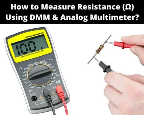 Cómo medir la resistencia usando multímetros digitales y analógicos