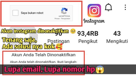 Terbaru Cara Mengaktifkan Kembali Akun Instagram Yang Dibanned