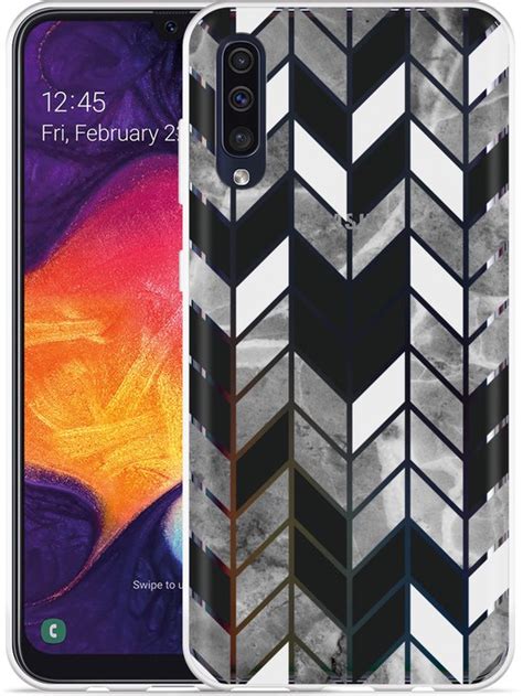 Galaxy A Hoesje Visgraat Marmer Designed By Cazy Bol