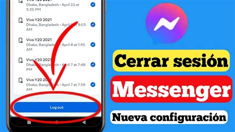 Cómo cerrar sesión en Messenger 2023 Salir de la cuenta de