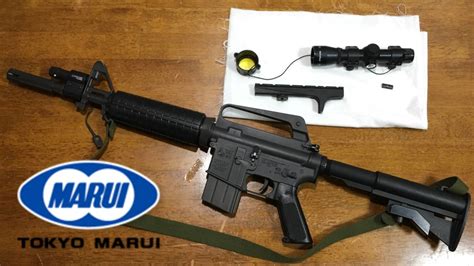 東京マルイcolt Ar 15xmi77e2 Cal556mm電動ガン防水プロスコープ付きbeam Shot付【動作未確認の為
