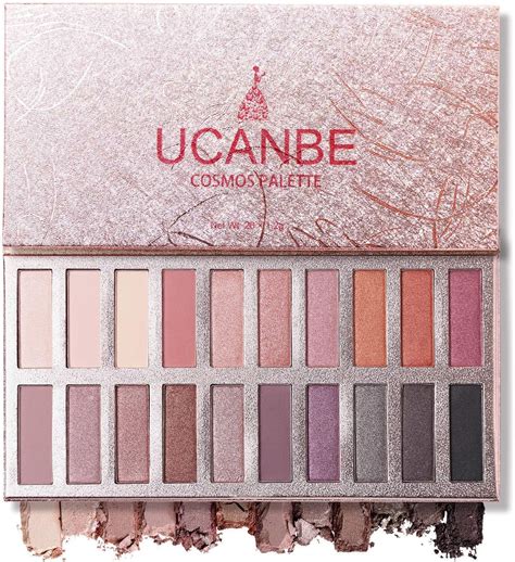 Amazon UCANBE 20 Colors Nude Eyeshadow Palette High Pigmented