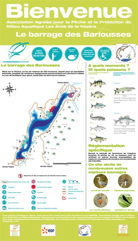 Réglementation pêche département de la Corrèze 2014 La pêche autour