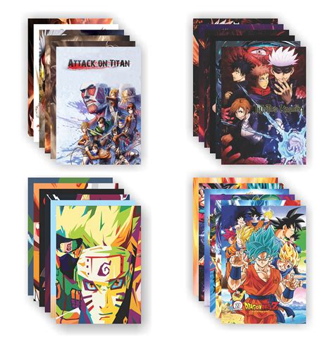 Buy Clickedin Anime Pack Of With Self Adhesive On The Back Of