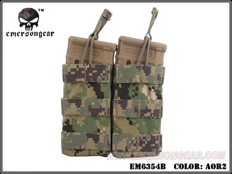 Specwarfare Airsoft Emerson Gear Modular Open Top Double Mag Pouch For