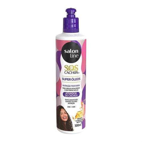 Ativador de Cachos SOS Cachos Super Óleos 500ml Salon LinePerfumaria