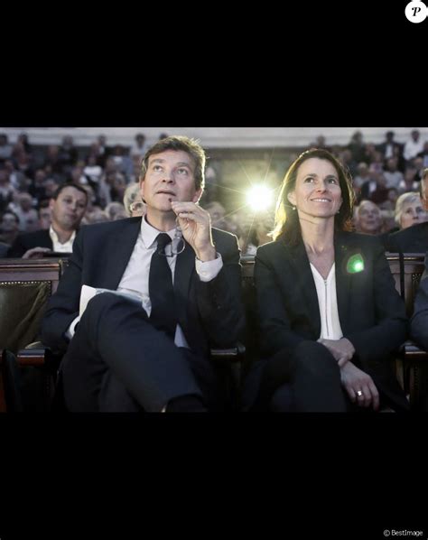 Arnaud Montebourg et Aurélie Filippetti Leur fille Jeanne née grande