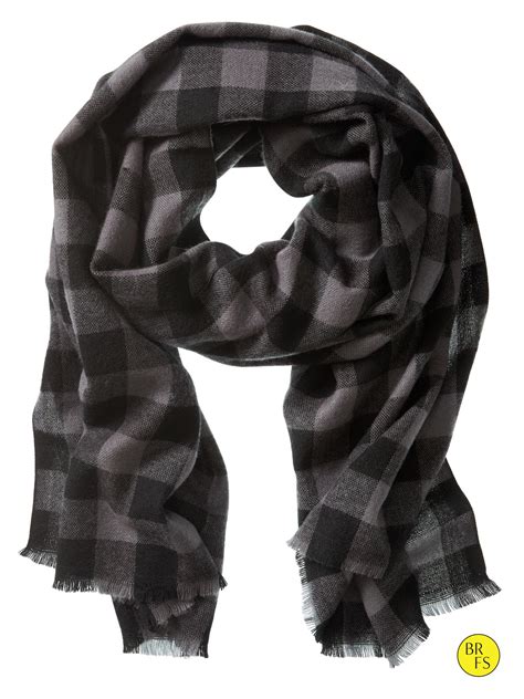 Factory Buffalo Plaid Scarf Banana Republic