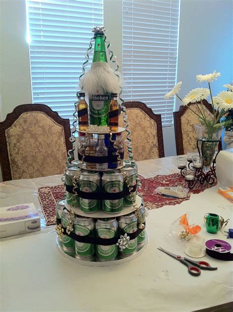 Beer Can Cake Beer Birthday Beer Birthday Party Beer Can Cakes