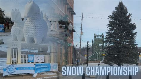 Stillwater Minnesota Hosts World Snow Sculpting Championship 2024