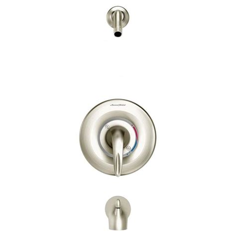 American Standard Reliant 3 Brushed Nickel 1 Handle Bathtub And Shower