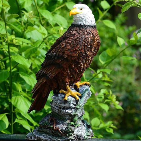 Duokon Ornement D Oiseau De R Sine D Cor De Jardin Statues De Jardin