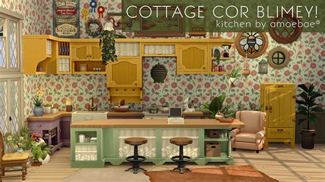 Sims 4 Cottagecore In 2021 Sims 4 Sims Cottagecore Kitchen Themelower