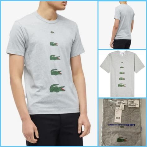 Yahoo Comme Des Garcons Shirt X Lacoste Multi Croc Tee