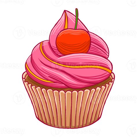 Ilustração De Cupcakes Doces 9582943 Png